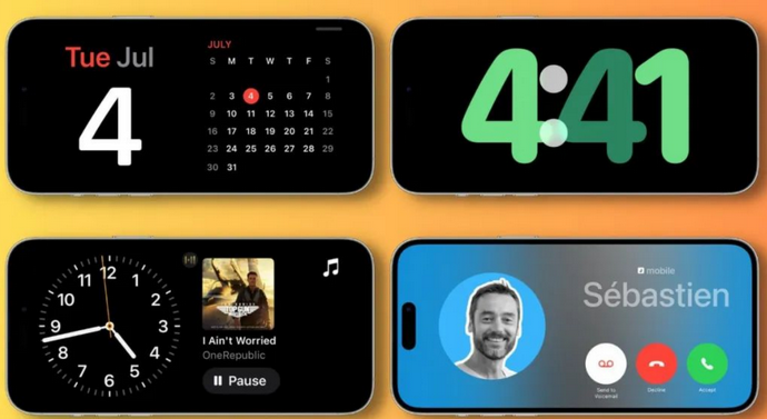 澄江苹果手机维修分享iOS17横屏充电待机显示有什么好处 
