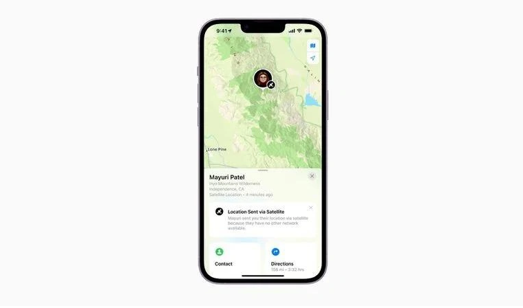澄江苹果14维修分享iPhone14系列中 FindMy功能通过卫星分享位置方法教程 