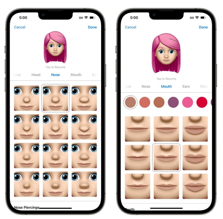 澄江苹果手机维修分享​iOS 16中的拟我表情有了哪些变化和升级 