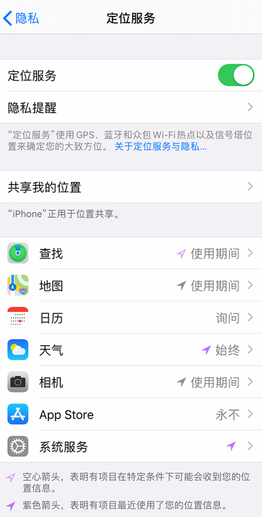 澄江苹果手机维修分享iPhone 状态栏中时间显示为蓝色图标是什么情况 