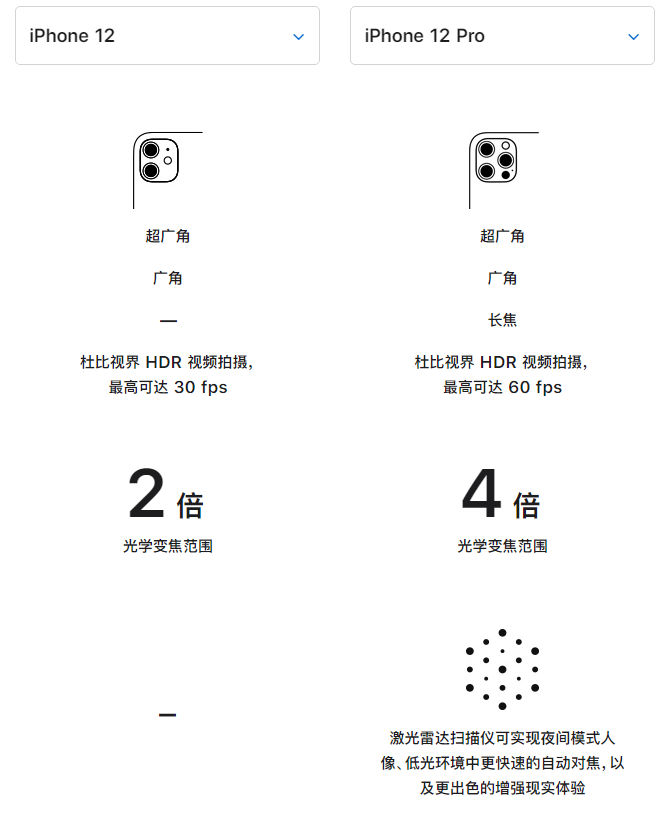 澄江苹果手机维修分享苹果 iPhone 12 与 iPhone 12 Pro 选哪款 
